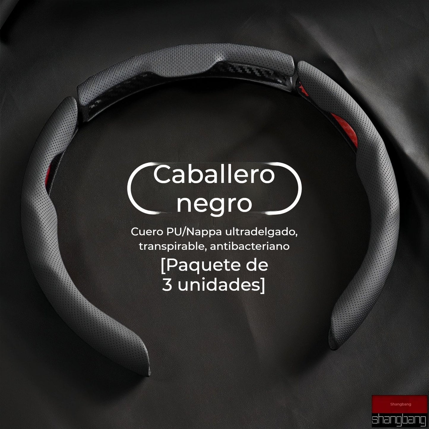 🚗Usnjen avtomobilski volan, primeren za vse letne čase, nedrseč, vpija znoj in odporen proti obrabi.