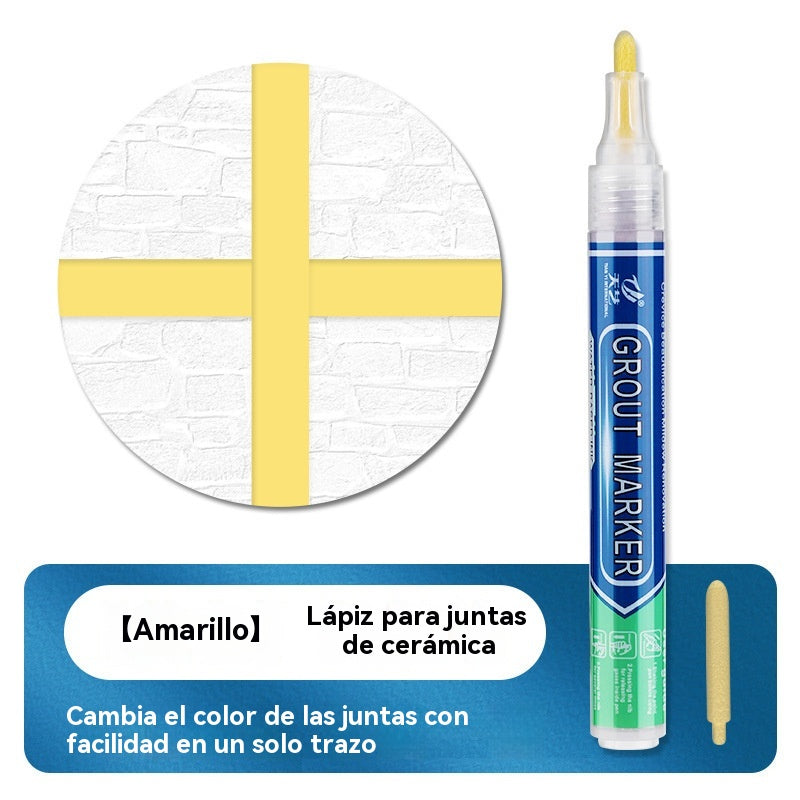 【Compra 1 y llévate 3 gratis】🔥Lápiz para lechada de baldosas de cerámica resistente al moho y al agua