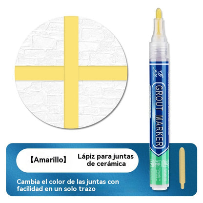 【Compra 1 y llévate 3 gratis】🔥Lápiz para lechada de baldosas de cerámica resistente al moho y al agua