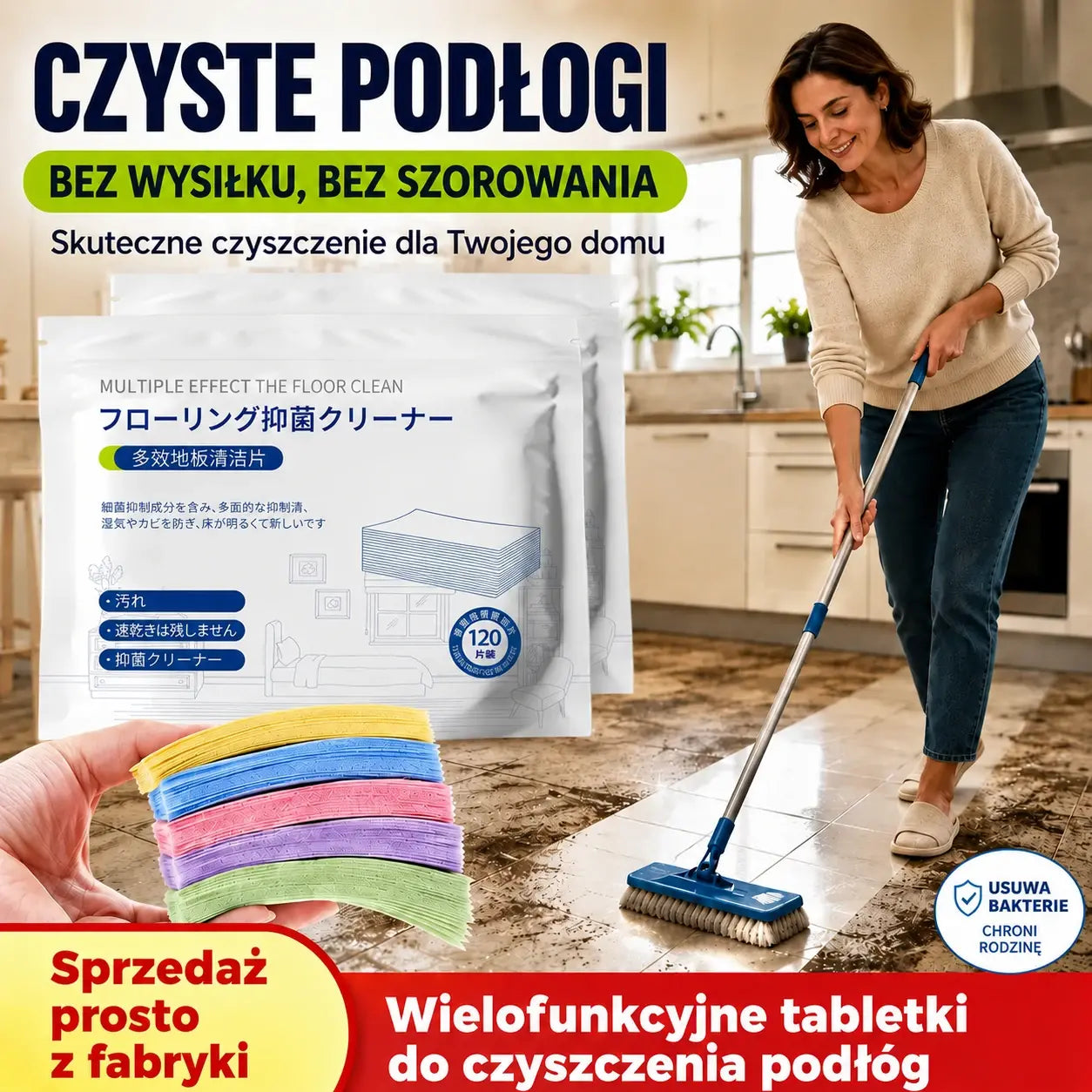 🧹 Skoncentrowane uniwersalne tabletki czyszczące – opakowanie 240 sztuk | Kup 1, a drugi otrzymasz GRATIS
