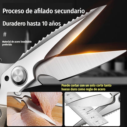 🔥 ¡Nueva versión mejorada! 🍖 Tijeras de cocina multifuncionales y de alto rendimiento ✂️👨‍🍳