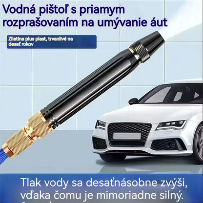 🚿🔥Posledný deň pre špeciálnu ponuku!🔥💧 Vysokotlaková vodná pištoľ: Vhodná na umývanie auta a záhradkárčenie, 10-krát vyšší tlak, viacero funkcií ⚡