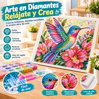 ✨【30cm * 30cm】 💥 Adhesivo de pared decorativo con pintura de diamante hecha a mano