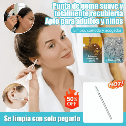 🎁 ¡COMPRA 1 Y LLÉVATE 1 GRATIS! 👂✨【Eliminación de cerumen altamente efectiva】Nuevo palito de limpieza de oídos especialmente diseñado.