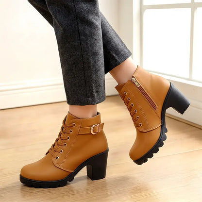 👢【35-42】Un imprescindible para otoño-invierno: elegantes botas de tacón para mujer; ¡la combinación perfecta de moda y comodidad para lucirlas sin esfuerzo durante todo el día!