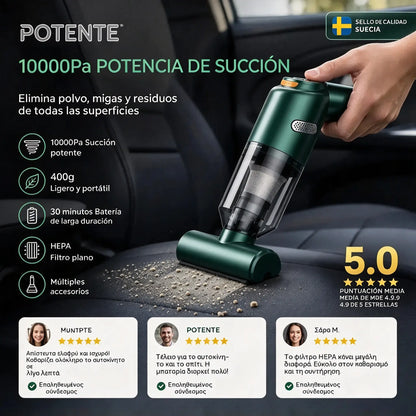 🚗✨ Potente aspiradora inalámbrica para coche – Compacta, sin cables y potente