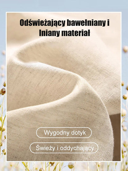 【40 – 100 kg】 [40 – 100 libier] Letný oblek z bavlny a ľanu v etnickom štýle