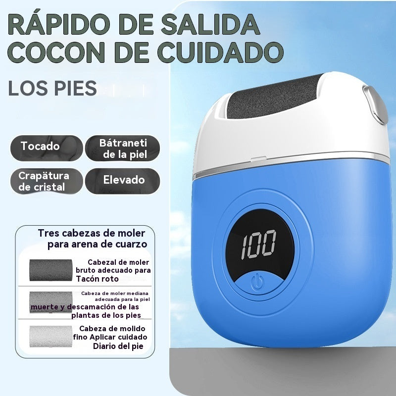 ⚡-38% 0FF🦶Nuevos rodillos eléctricos para pies, elimina la piel muerta de los talones, rodillos eléctricos para pies, adecuados para el cuidado de los pies.