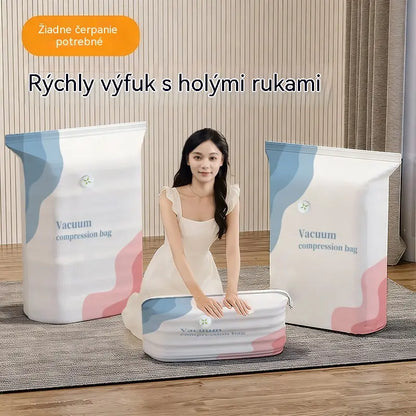 🧳 5 položiek len za 23 € 💨 Veľké stlačiteľné vákuové úložné vrecká: Nie je potrebné žiadne vzduchové čerpadlo, nepriepustné, ideálne na úsporu miesta v kufri a doma ✈️
