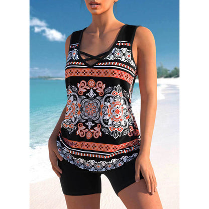 👙【S-5XL】Bañador deportivo de mujer de dos piezas