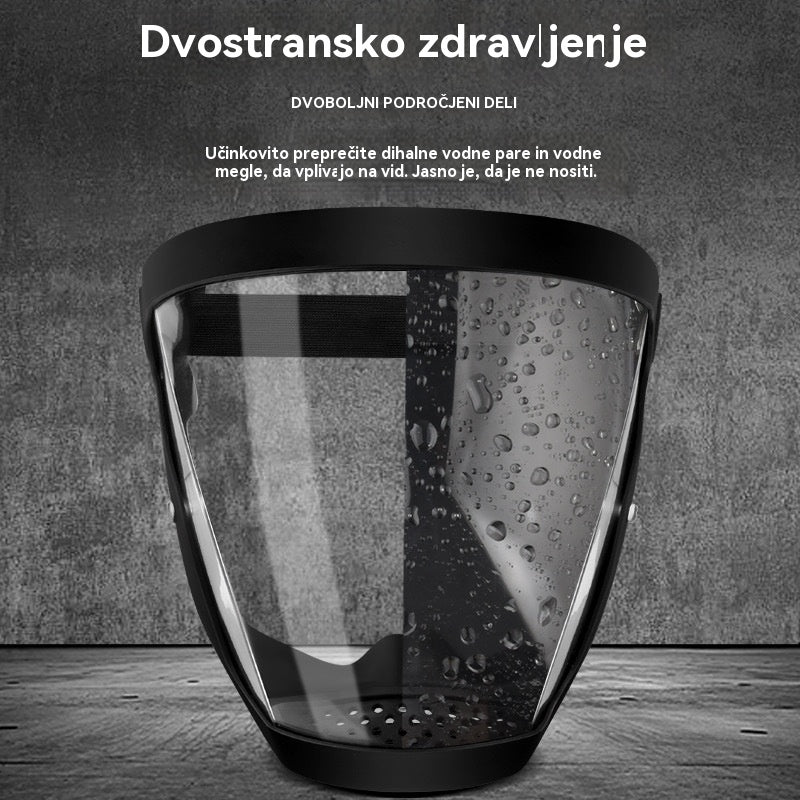 💥【Kupite enega, enega dobite brezplačno】Visokoločljiva prozorna zaščitna maska za obraz (vključuje 20 bombažnih zaščitnih filtrov)