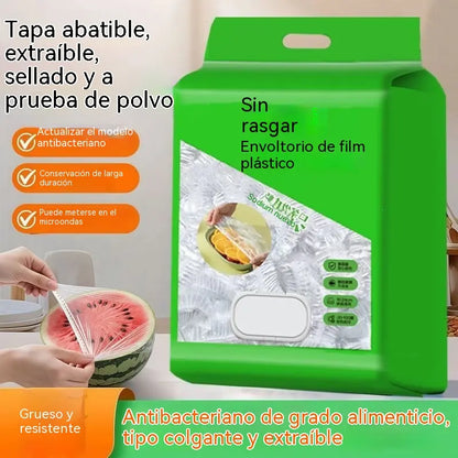 🥗✨ 450 tapas desechables para alimentos | Tapas flexibles para platos, cuencos y recipientes