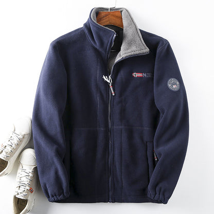 【XS-3XL】Chaqueta de Terciopelo Grueso de Lana para Hombre, Talla Grande, Cálida y Cómoda para Otoño e Invierno【40% de Descuento】