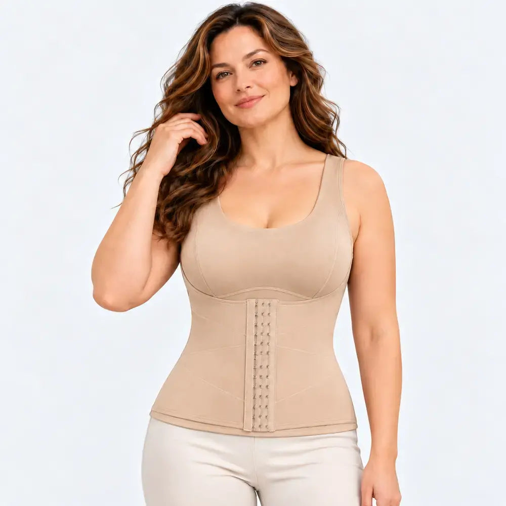 ✨【XL–5XL / 4 boje】🩱 Topli prsluk od flisa, proizveden u Njemačkoj, dizajniran za oblikovanje središnjeg dijela tijela i struka