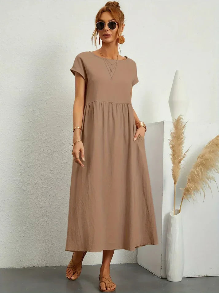 SEGOVIA - Vestido fluido con elegancia temporal