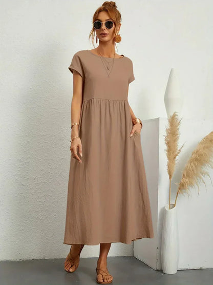 SEGOVIA - Vestido fluido con elegancia temporal