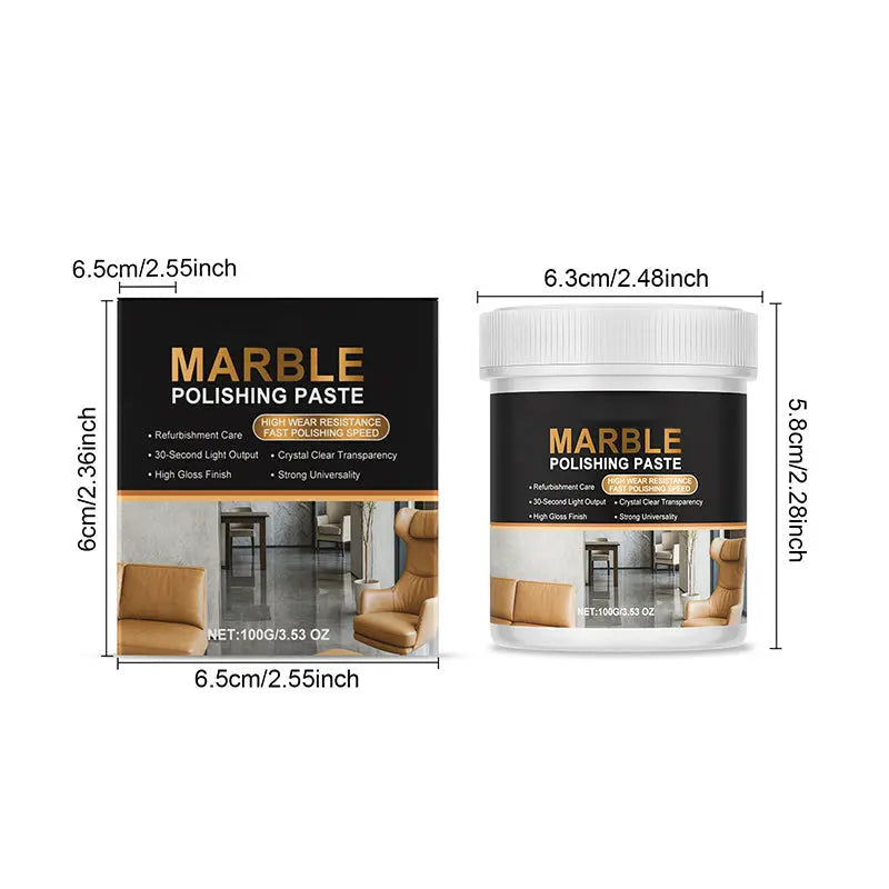 🥳 🔥Compra 1 y llévate 1 gratis!✨ Pasta pulidora de mármol – elimina arañazos, restaura el brillo y protege la superficie en solo 2 minutos 🛡️