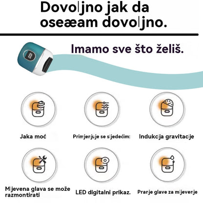 🦶🛁✨🔥Novi električni valjak za pedikuru, uklanja mrtvu kožu s peta, električni valjak za pedikuru, pogodan za sve vrste njege stopala.