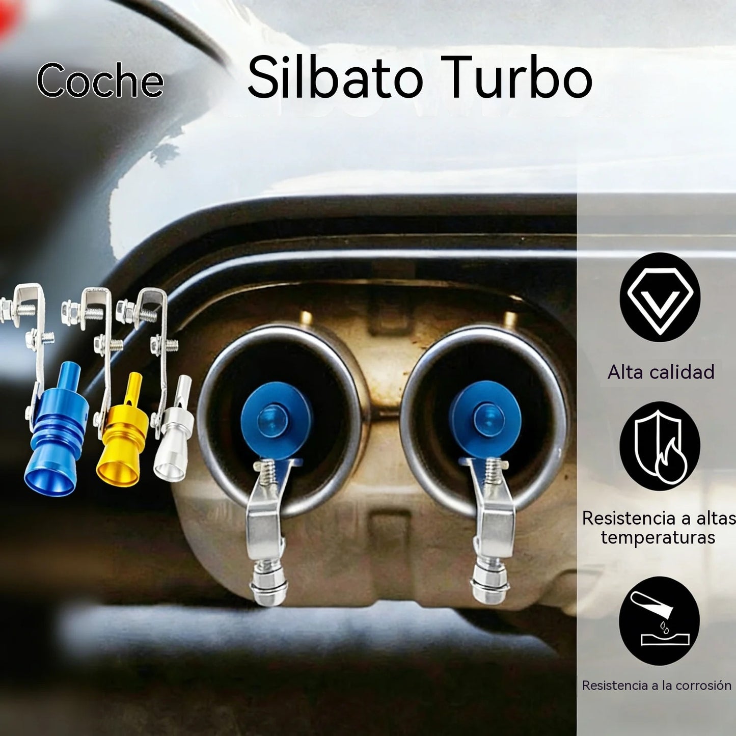 【Compra 1 y recibe 1 gratis】Silbato de escape turboalimentado: fácil de instalar y quitar, duradero