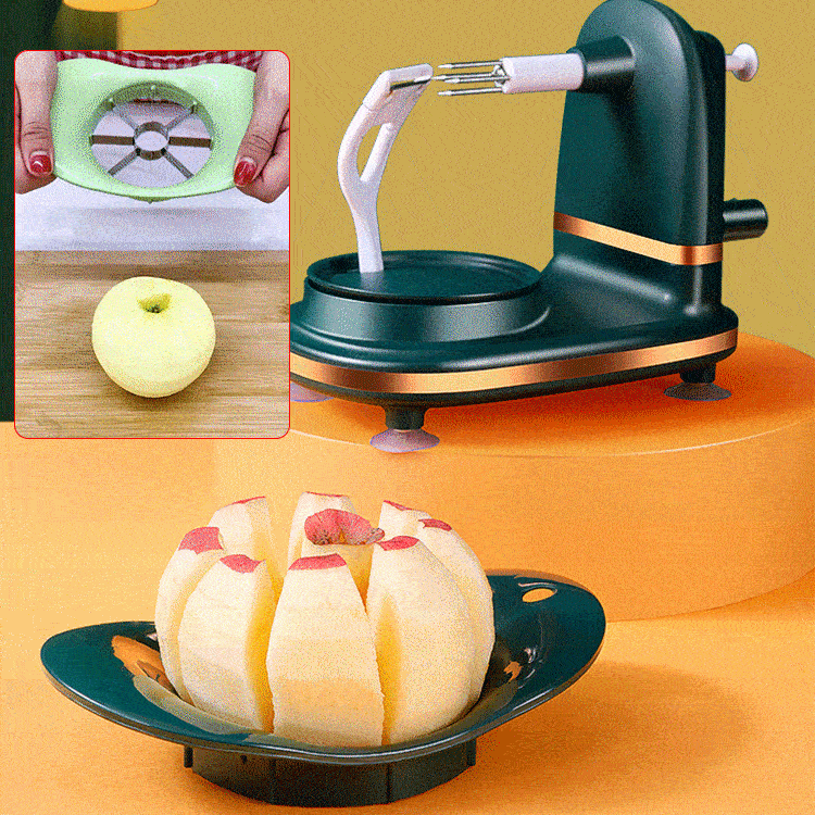 🔥 Špeciálna ponuka na obmedzenú dobu 🍎🔪 Ručný krájač jabĺk s kľukou 🍏⚙️ Získajte svoj kus