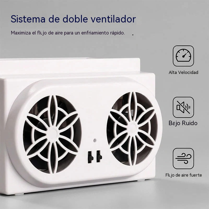 50%OFF🌀Ventilador para coche alimentado por energía solar