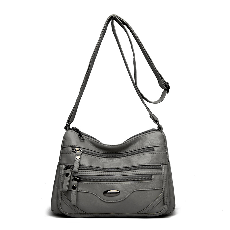 👜 💟Nuevo bolso de hombro de piel suave con múltiples compartimentos, elegante y con estilo.