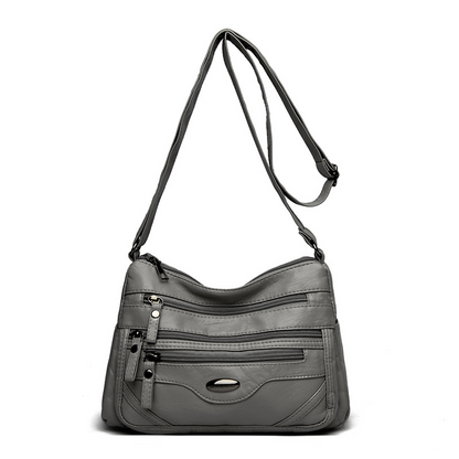 👜 💟Nuevo bolso de hombro de piel suave con múltiples compartimentos, elegante y con estilo.