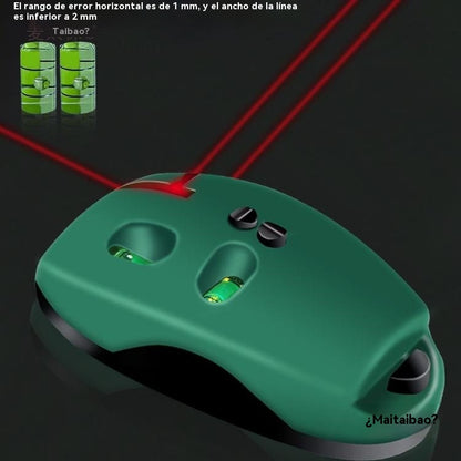 【Купете 1, вземете 1 безплатно】🔴 2-в-1 лазерен нивелир под прав ъгъл – бързи, прецизни линии без тебеширова линия