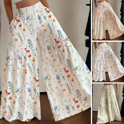 【S-2XL】Pantalones holgados estampados para mujer, aptos para todo tipo de cuerpo.