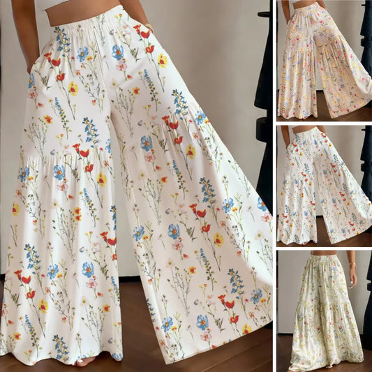【S-2XL】Pantalones holgados estampados para mujer, aptos para todo tipo de cuerpo.