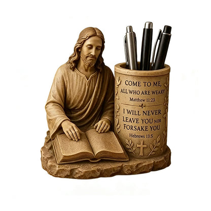 📜 ✏️Novo držalo za biblijska peresa, ročno izdelan okras iz smole, vintage dekoracija