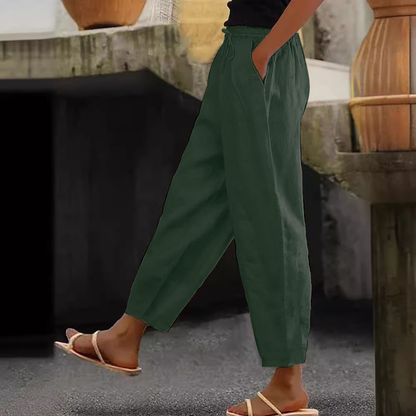 😍Posljednji dan promocije - 50% popusta💕【S-5XL】Ženske ležerne pamučne i lanene hlače