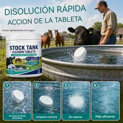 Oferta limitada: -49%-Pastillas de disolución rápida para la limpieza de tanques de agua para ganado