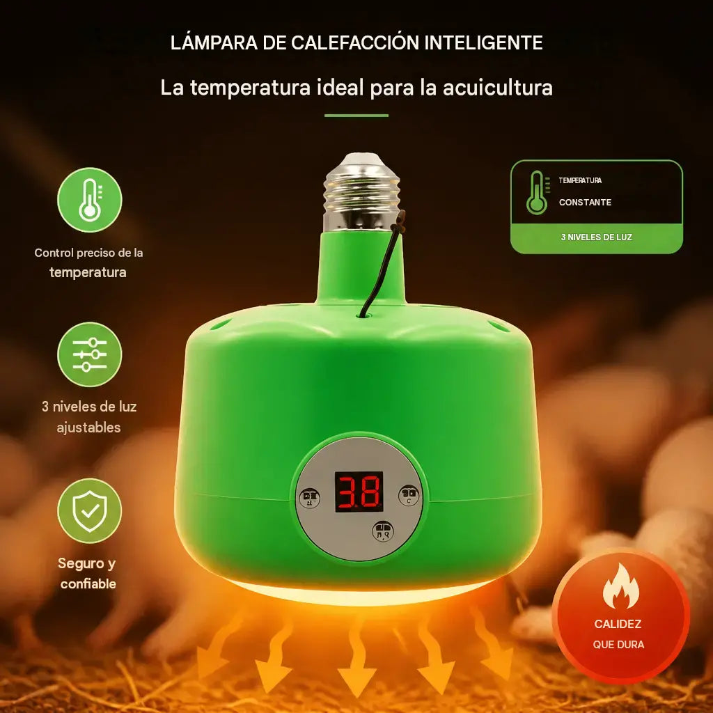 🌈🐣 Lámpara de calefacción inteligente de temperatura constante para animales de granja🌡️
