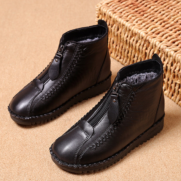 🔥【Oferta por tiempo limitado】🔥【Tallas 35-42】Botas de mujer para otoño/invierno, suela suave con cremallera, elegantes y cómodas