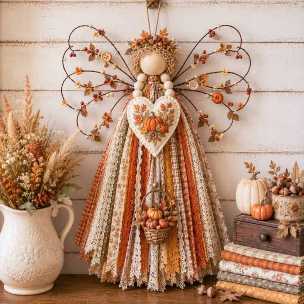 🔥ÚLTIMO DÍA 50% DE DESCUENTO - Kit DIY para colgar tela de ángel - Cose una pequeña bendición que perdurará para siempre
