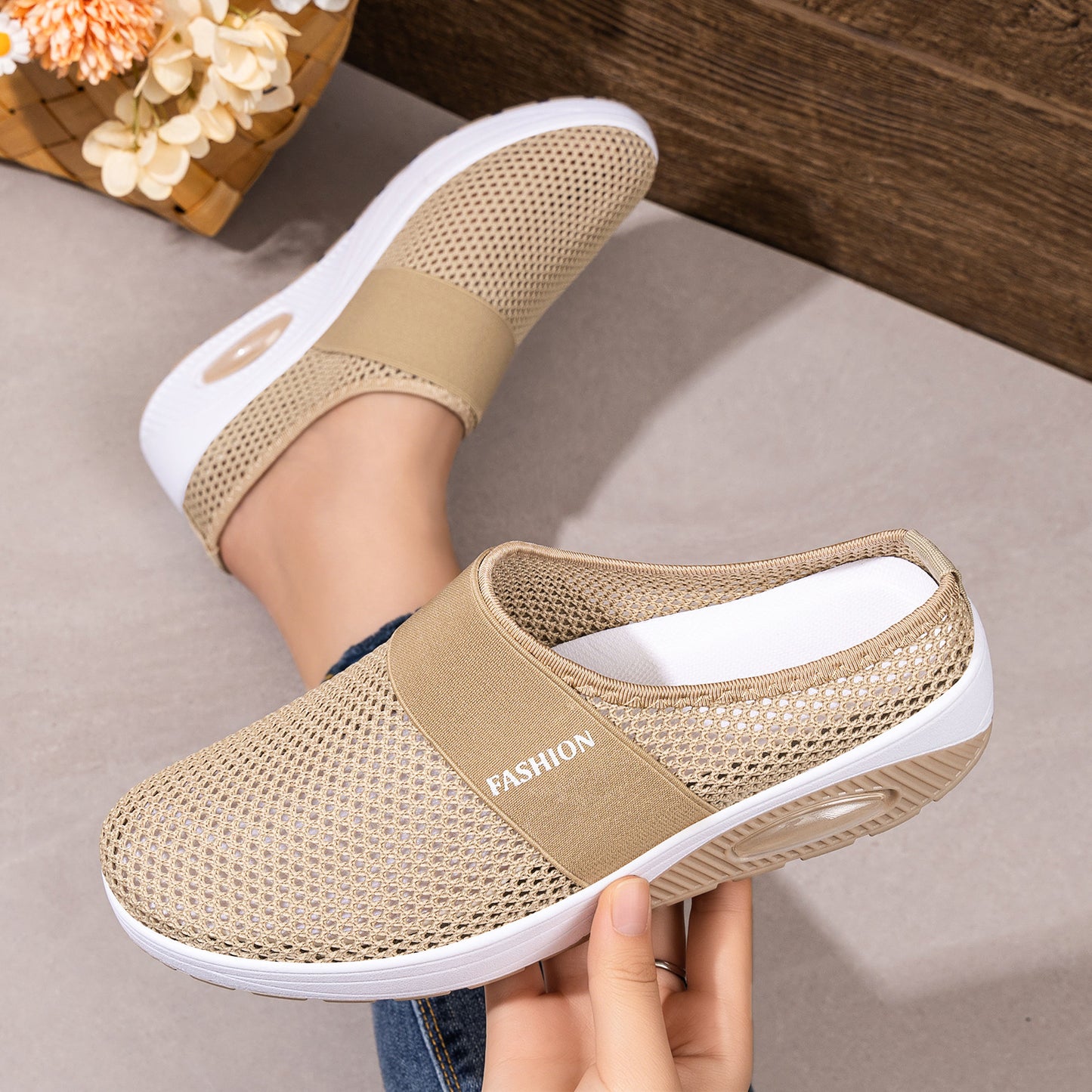 👡🛒【Precio especial de nueva llegada】【Tallas 37-42】Zapatos correctores de arco con diseño calado 2026, cómodos y sin fatiga al caminar