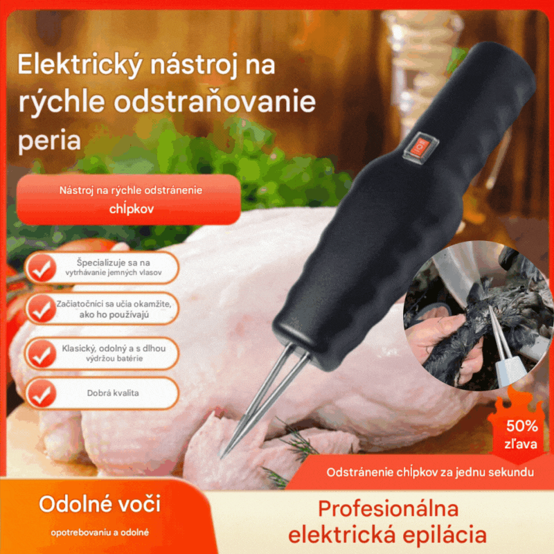 🛒🦆Rychlý elektrický odstraňovač drůbežích chlupů