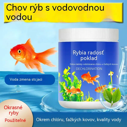 🐟【300 tabliet】💧 Šumivé tablety na čistenie vody v akváriu a jazierku 🔥