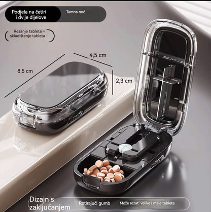 💊【Kupi 1 i dobiješ 1 gratis】🧰Višenamjenska prijenosna kutija za tablete, hermetički zatvorena i otporna na vlagu