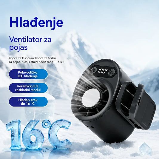 ✨ Prijenosni turbo ventilator za hlađenje automobila