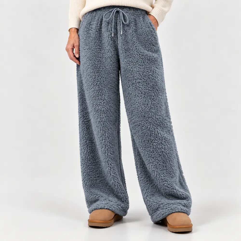 Descuento del 50 %【S-3XL / 6 colores】Pantalones de felpa lisos y elegantes para otoño e invierno