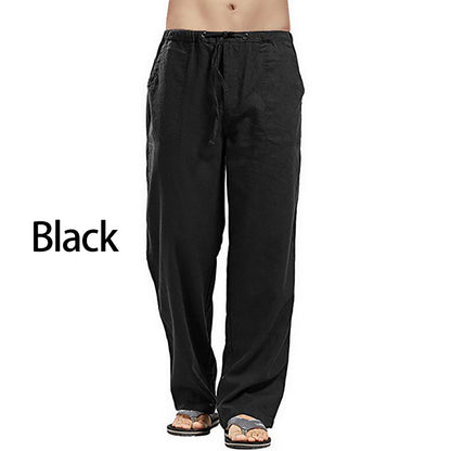 💥👖【S-5XL】Pantalones casuales para hombre nuevos 2025, material de algodón de alta calidad, suave y transpirable
