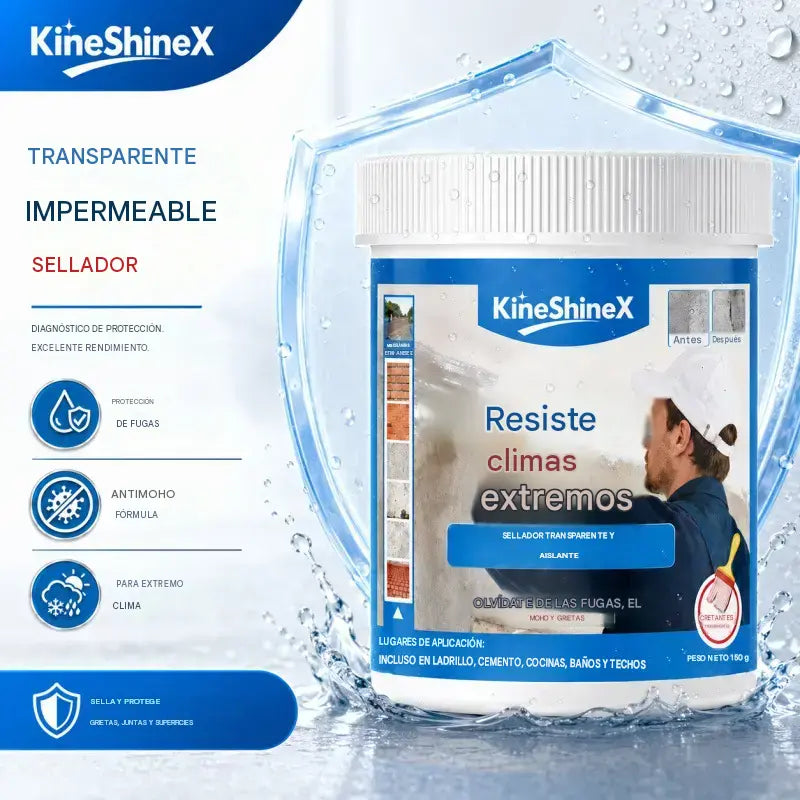 Sellador reparador e impermeable para múltiples superficies
