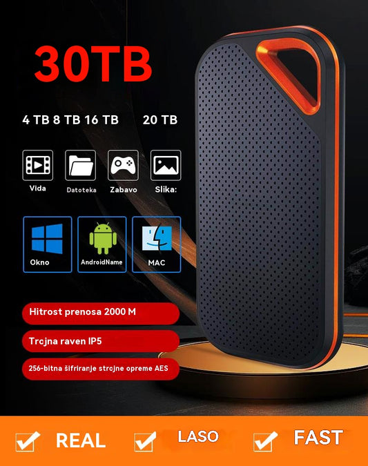 🔥【Último día con 50 % de descuento】🔥【6TB】Disco duro de estado sólido móvil de alta velocidad