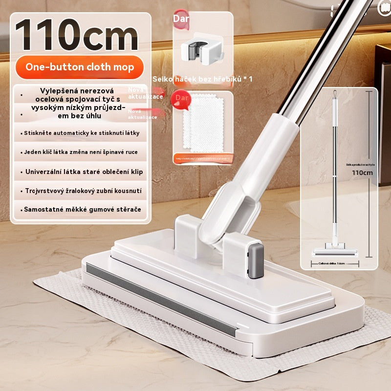 💦Multifunkční mop s klipem na hadřík, nový mop do domácnosti, který nevyžaduje mytí✅