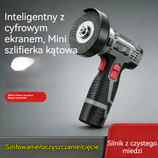🔥【Oferta ograniczona czasowo】🧰 Mini szlifierka kątowa 12V (z tarczą tnącą)
