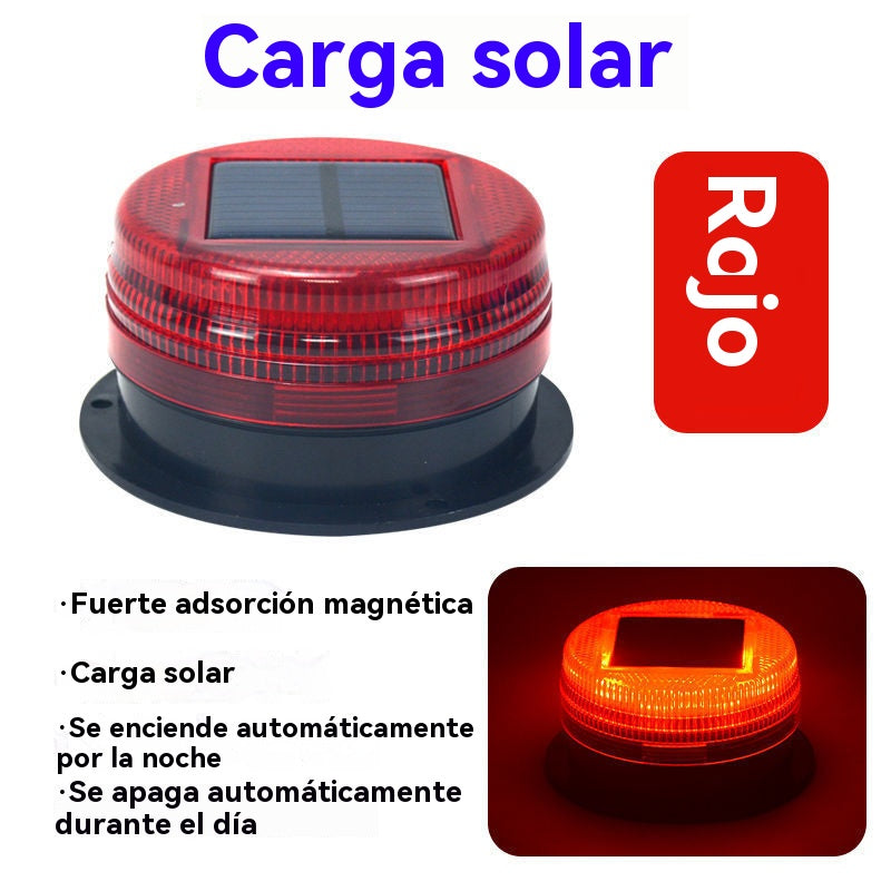 🔥Compra 1 y llévate 1 gratis🔥🚨☀️Linterna solar para coche, linterna impermeable para bloqueo de carreteras, para aparcamiento nocturno.