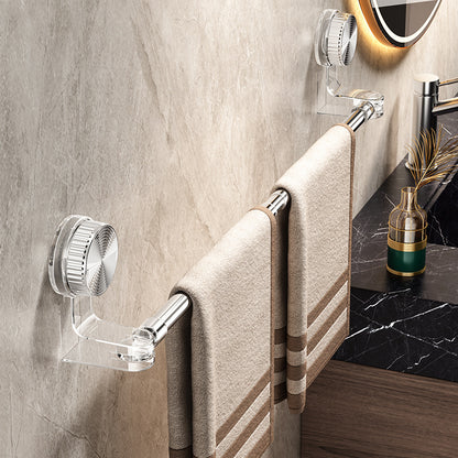 🎁【Compra 1 y llévate 1 gratis】✨🚿Diseño ligero y sin perforaciones —Toallero retráctil con ventosa