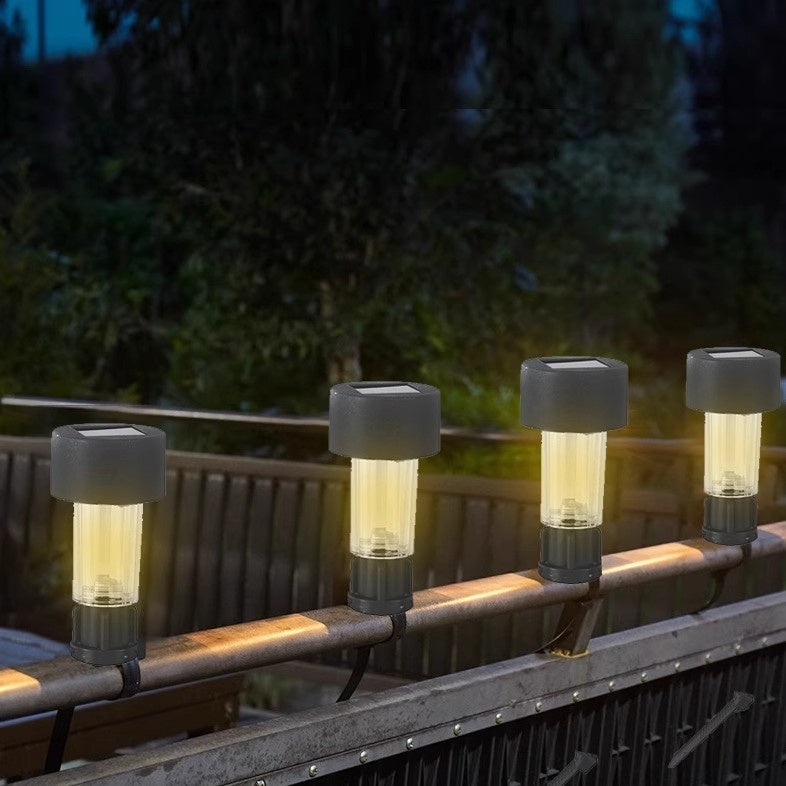【 8 PCS】🌈 Luces ambientales impermeables con energía solar: no requieren cables, colores vibrantes